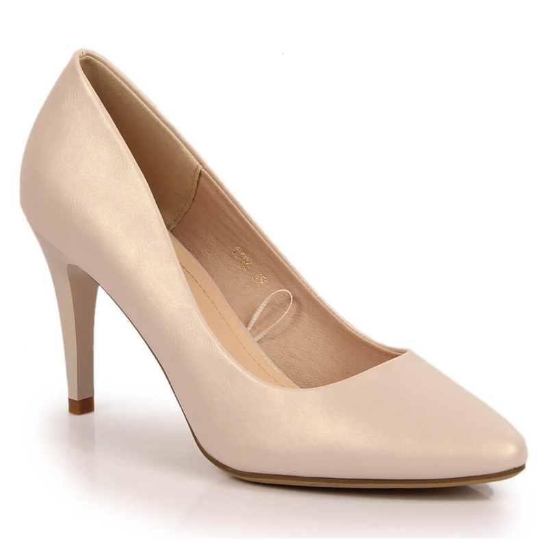 Pumps stiletto pearl beige Sergio Leone