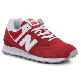 New Balance M ML574PI2 white red