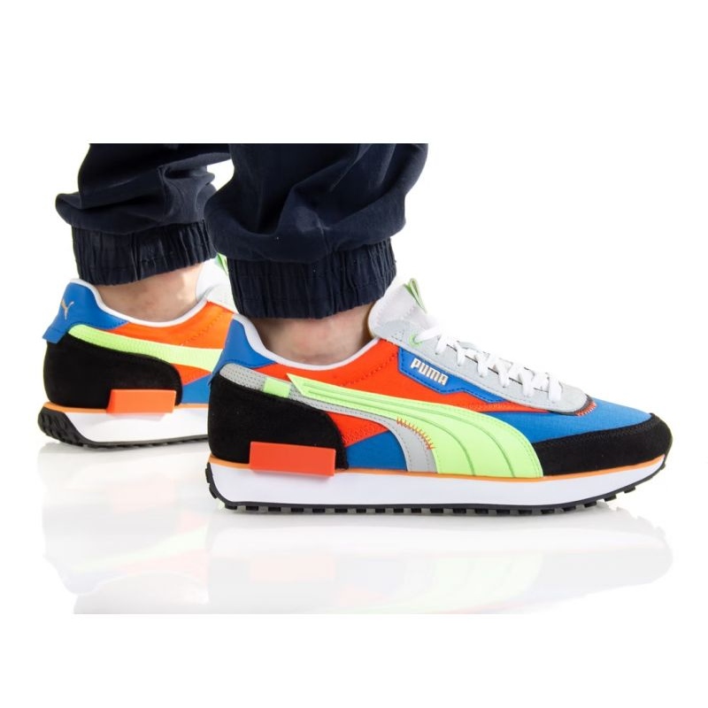 Puma Future Rider Displaced M 3148 02 Black Blue Orange Multicolored Keeshoes Puma Future Rider Displaced M 3148 02 Black Blue Orange Multicolored Keeshoes