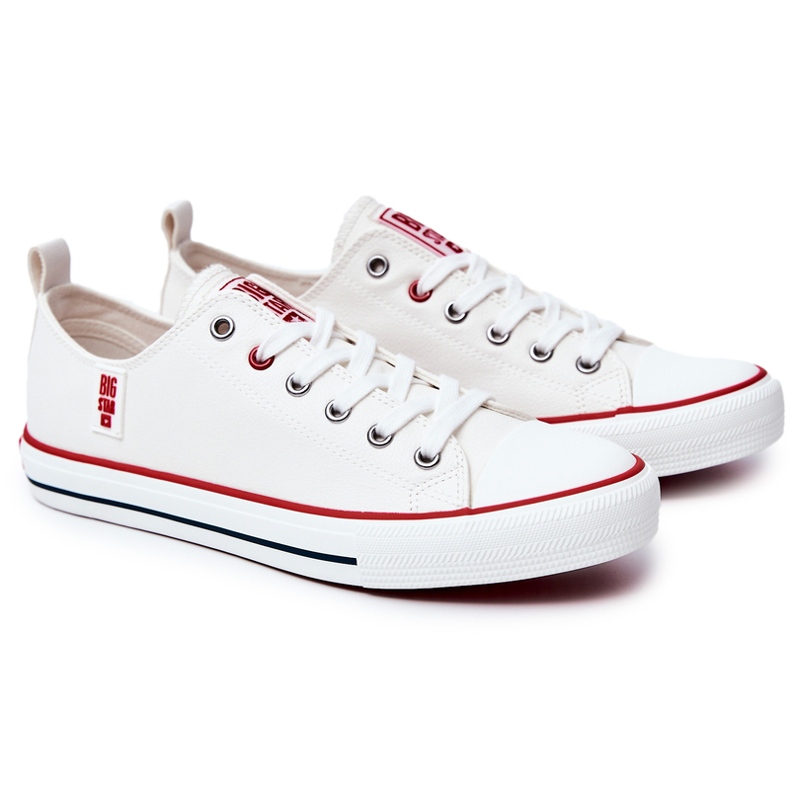 Men's Leather Sneakers Big Star JJ174069 White