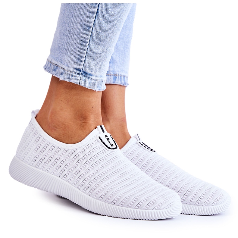 PG1 Women's Sport Shoes Slip-On White Charlien PG1 Women's Sport Shoes Slip-On White Charlien