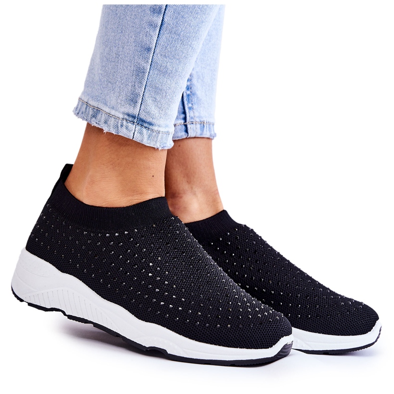 PG1 Women's Sport Shoes With Zircons Black Calsey PG1 Women's Sport Shoes With Zircons Black Calsey
