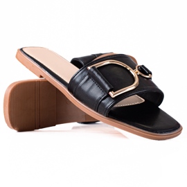 SHELOVET Elegant slippers black