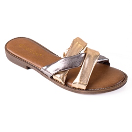 W. Potocki Women's Potocki slippers golden W. Potocki Women's Potocki slippers golden