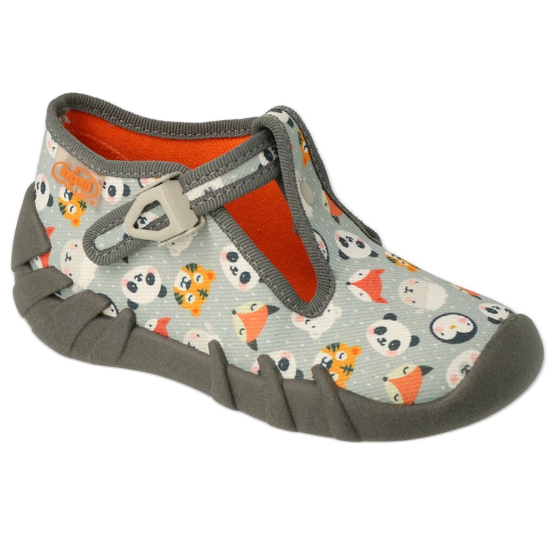 BEFADO S.A. Befado children's shoes 110P460 Panda grey multicolored