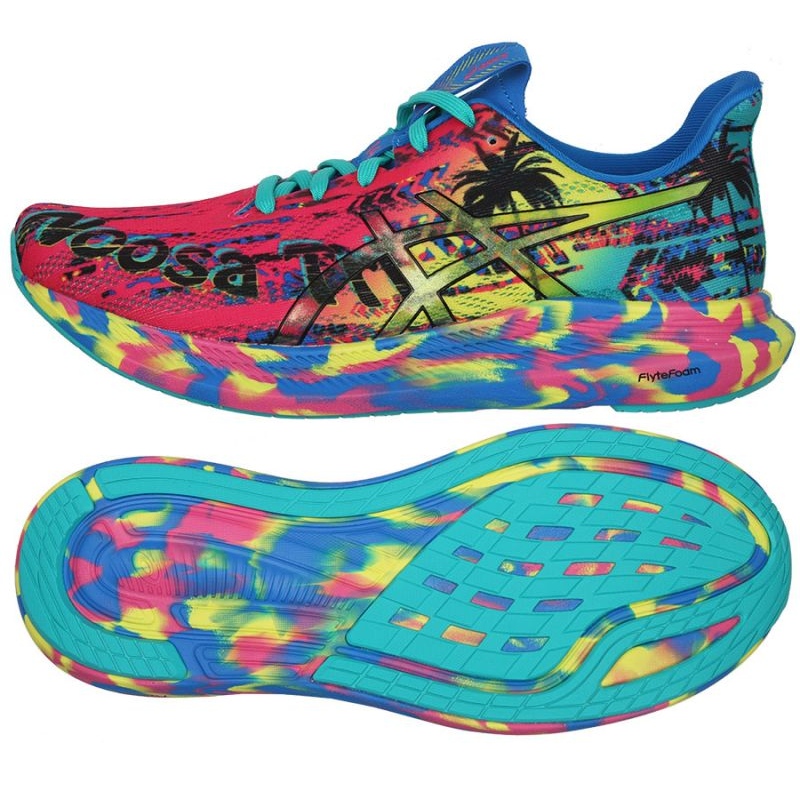 Tri Color Running Asics Noosa Tri 14 W 1012B208 700 running shoes multicolored - KeeShoes