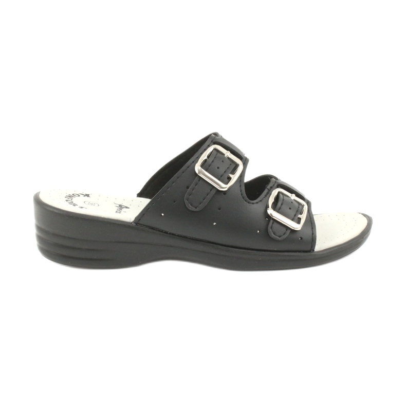 American Club black slippers on American buckles American Club black slippers on American buckles