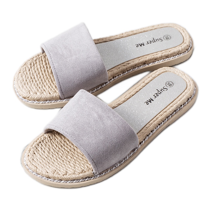 Gray women's Staton slippers grey