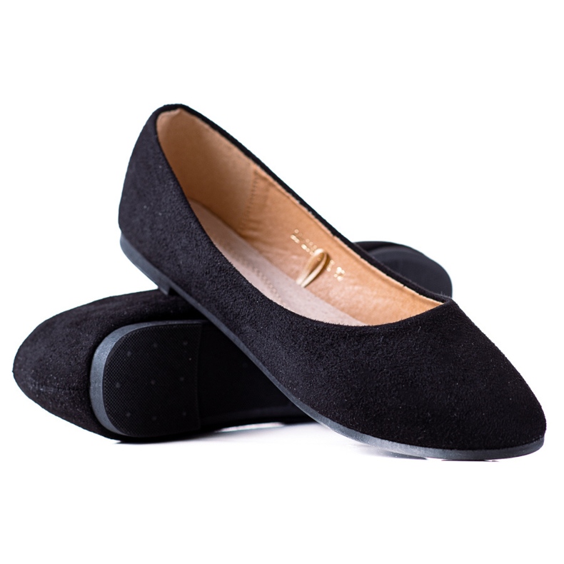 W. Potocki Suede ballerinas from Potocki black