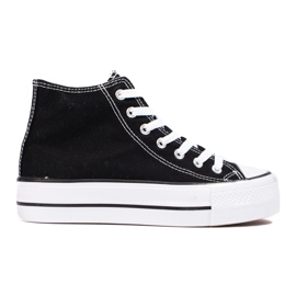 SHELOVET High Sneakers On The Platform black