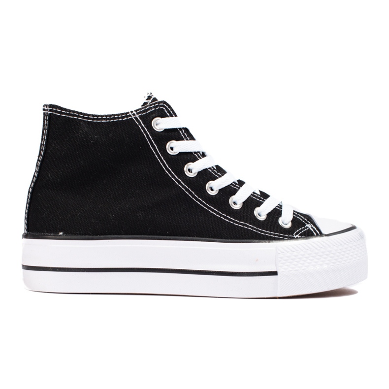 SHELOVET High Sneakers On The Platform black