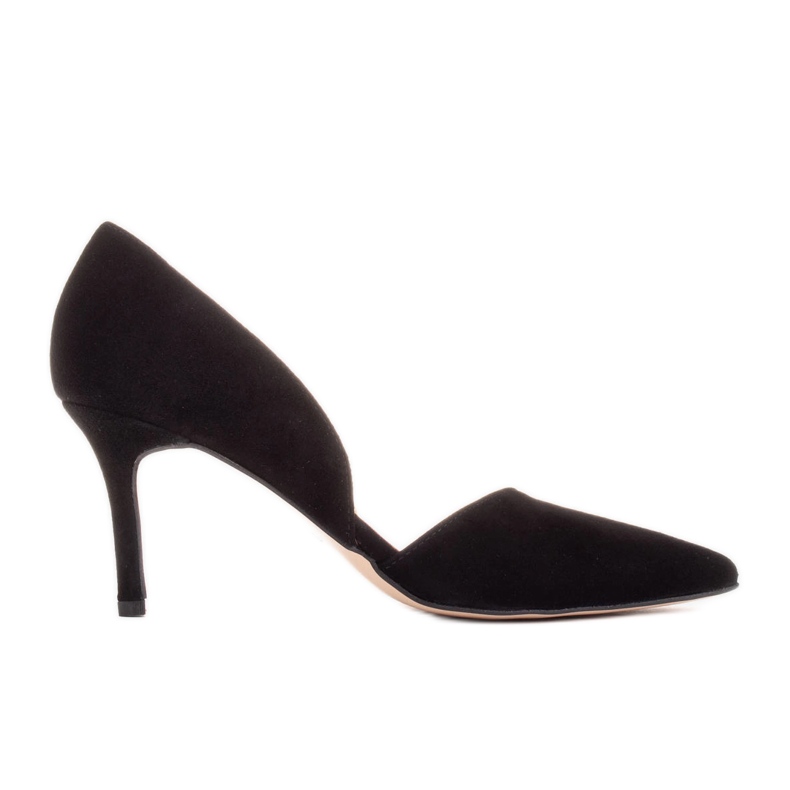 Marco Shoes Subtle stilettos made of natural suede black