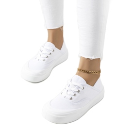 White Jesperse sneakers