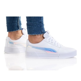 Puma Carina Holo Jr 383741 01 white Puma Carina Holo Jr 383741 01 white
