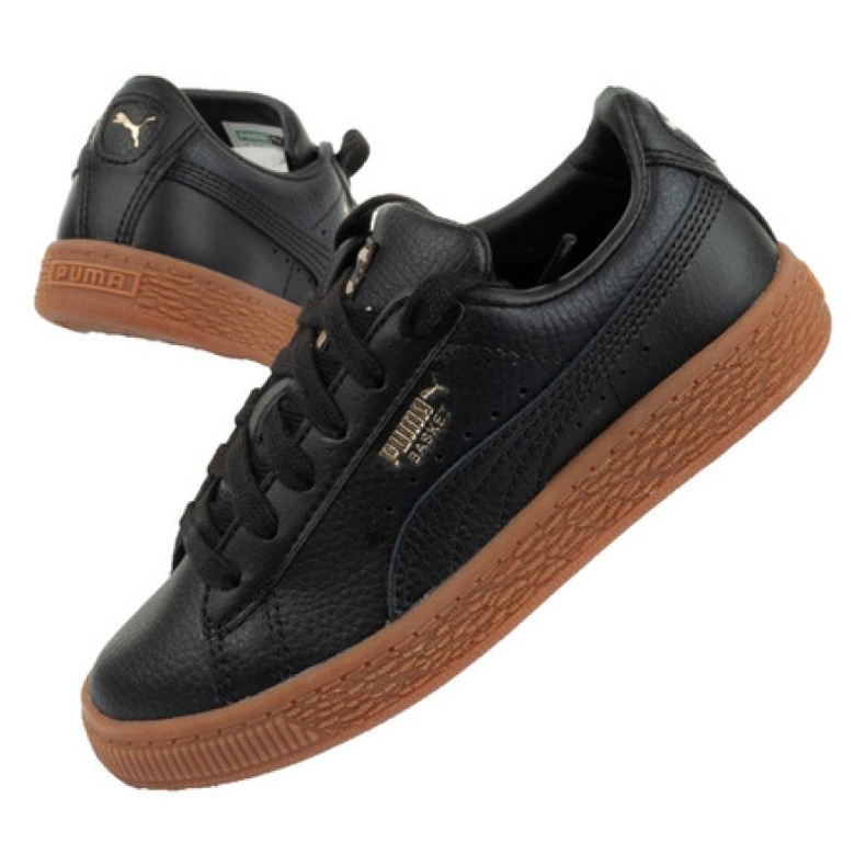 Puma Basket Classic Gum Jr 366669 01 shoes black