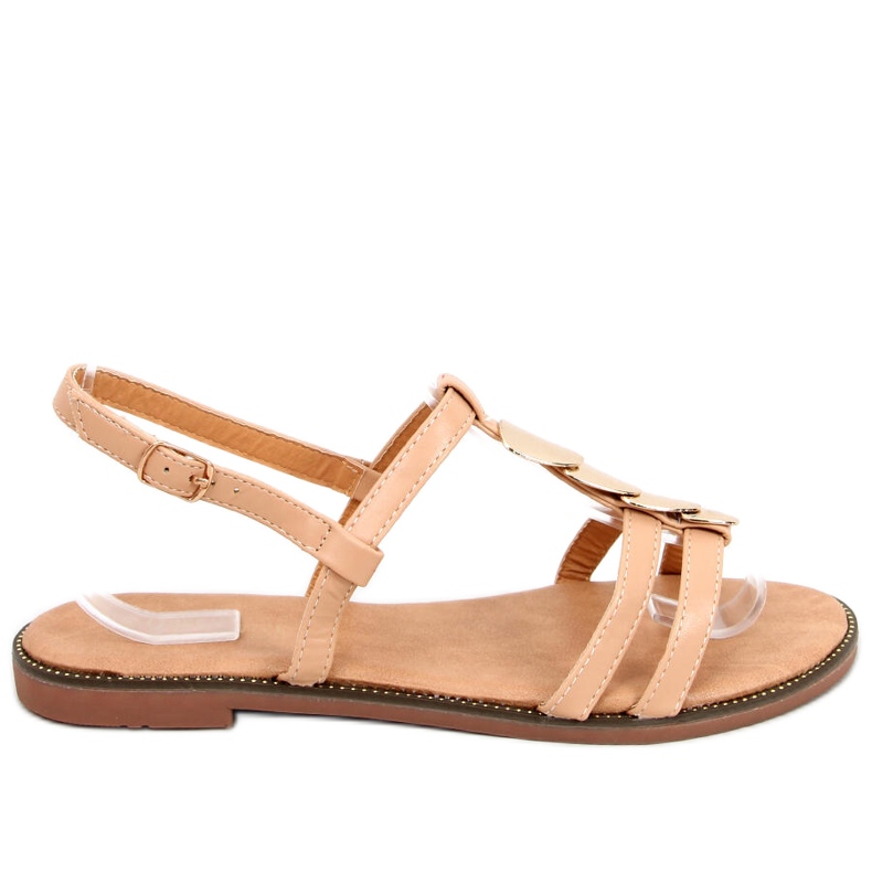 Hermine Nude women's sandals beige golden