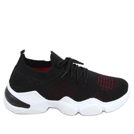 Harri Black socks red