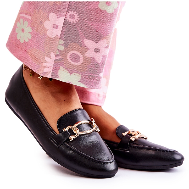 PG1 Black Millario Loafers With Ornament PG1 Black Millario Loafers With Ornament