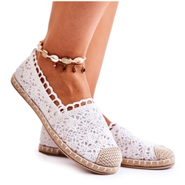 PH1 Women's White Letisa Openwork Espadrilles
