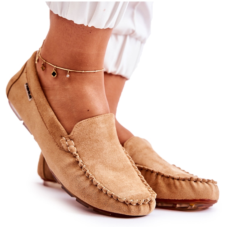 PH1 Women's Suede Loafers Dark Beige Millare