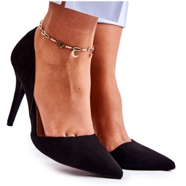 PG1 Classic Suede Black Sofya stilettos