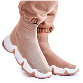 Women's High Material Sport Shoes Beige Morris Women's High Material Sport Shoes Beige Morris