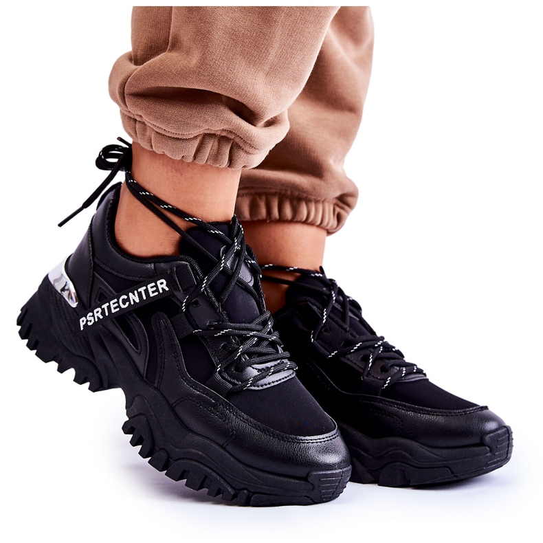 PS1 Women's Sneakers Sport Shoes Black Sheron