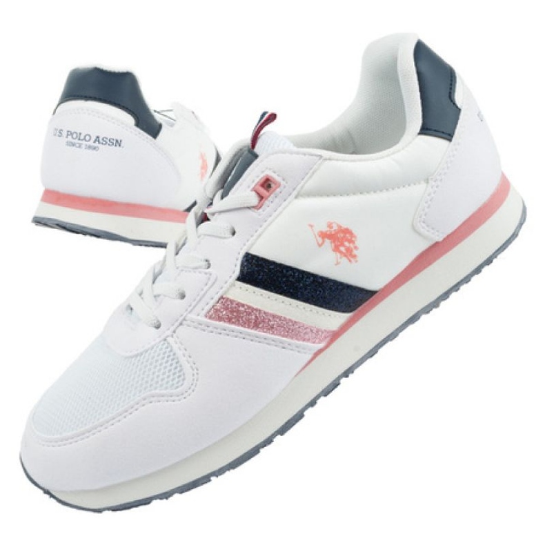 U.S. Polo US Polo ASSN shoes. NOBIK003A-WHI white U.S. Polo US Polo ASSN shoes. NOBIK003A-WHI white