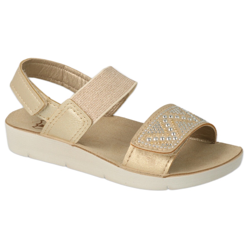 Befado Girls' Sandals Shiny Gold 068Y002 golden Befado Girls' Sandals Shiny Gold 068Y002 golden