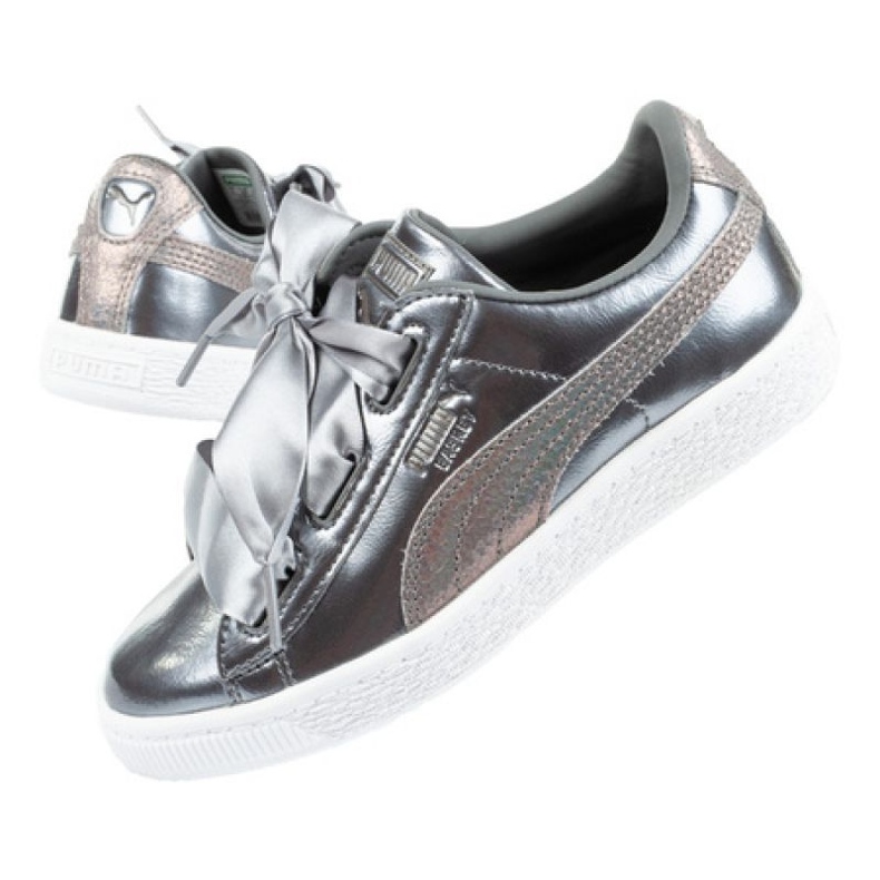 Puma Basket Heart Lunar Jr 365994 01 shoes silver Puma Basket Heart Lunar Jr 365994 01 shoes silver