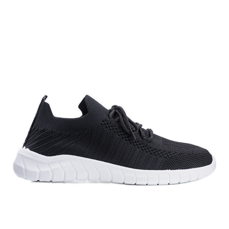 Black men's Houz sports sneakers Black men's Houz sports sneakers