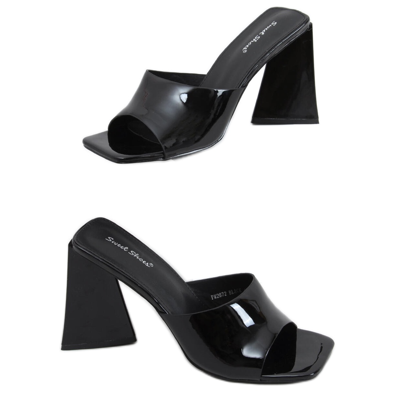 Meryl Black heeled sandals