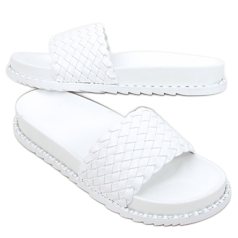 Edna White women's slippers