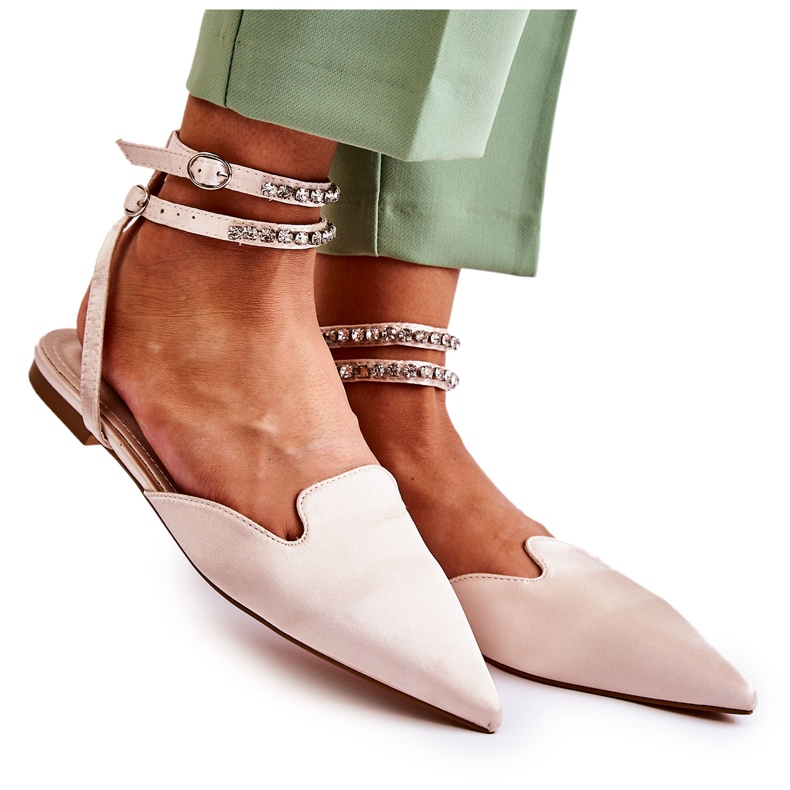 WS1 Women's Sandals With Toe In Beige Amisha