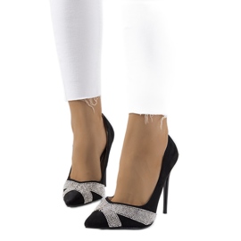 Steven's black high heels