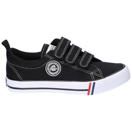 Black Velcro sneakers American Club LH59 / 22 Black Velcro sneakers American Club LH59 / 22