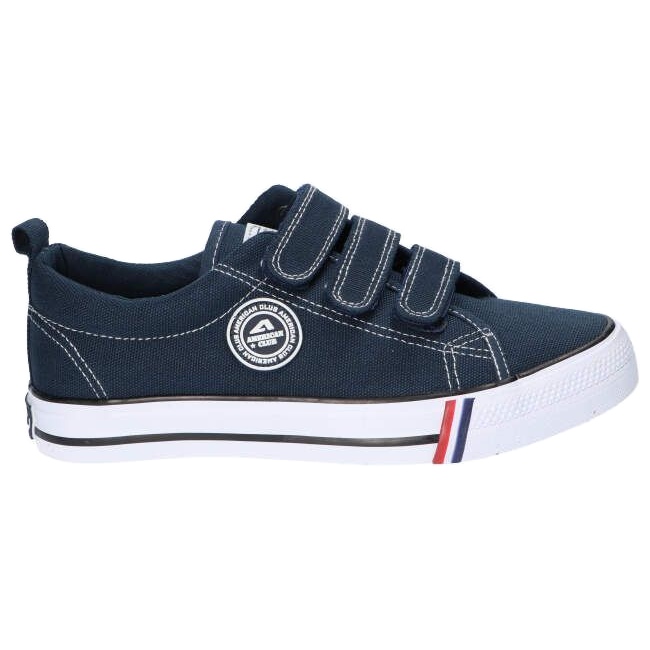 American Club LH59 / 22 navy blue velcro sneakers