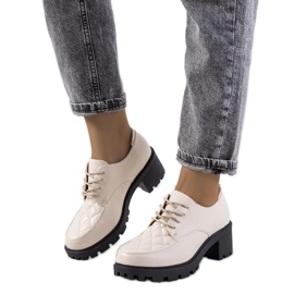 Beige high-heeled shoes from Landra