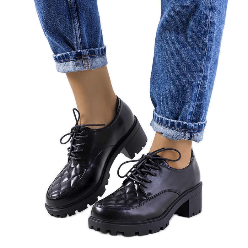 Black high-heeled shoes from Landra Black high-heeled shoes from Landra