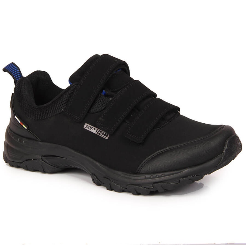 Black American Club Velcro waterproof trekking shoes