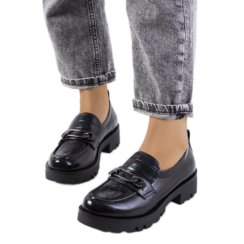 Black Cornet loafers