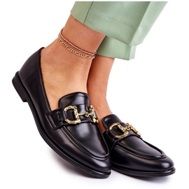 WS1 Coriso Women's Black Moccasins