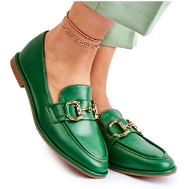 WS1 Women's Green Coriso loafers