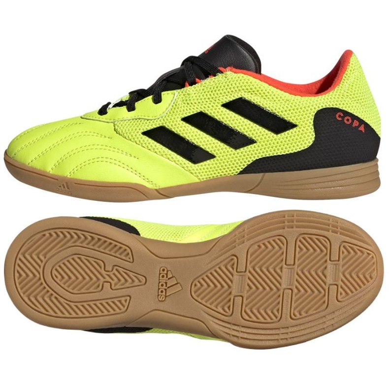 Adidas Copa Sense.3 In Sala Jr GZ1382 shoes black yellow Adidas Copa Sense.3 In Sala Jr GZ1382 shoes black yellow