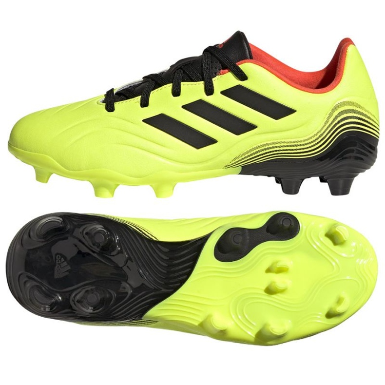 Adidas Copa Sense.3 FxG Jr GZ1385 shoes yellow yellows Adidas Copa Sense.3 FxG Jr GZ1385 shoes yellow yellows