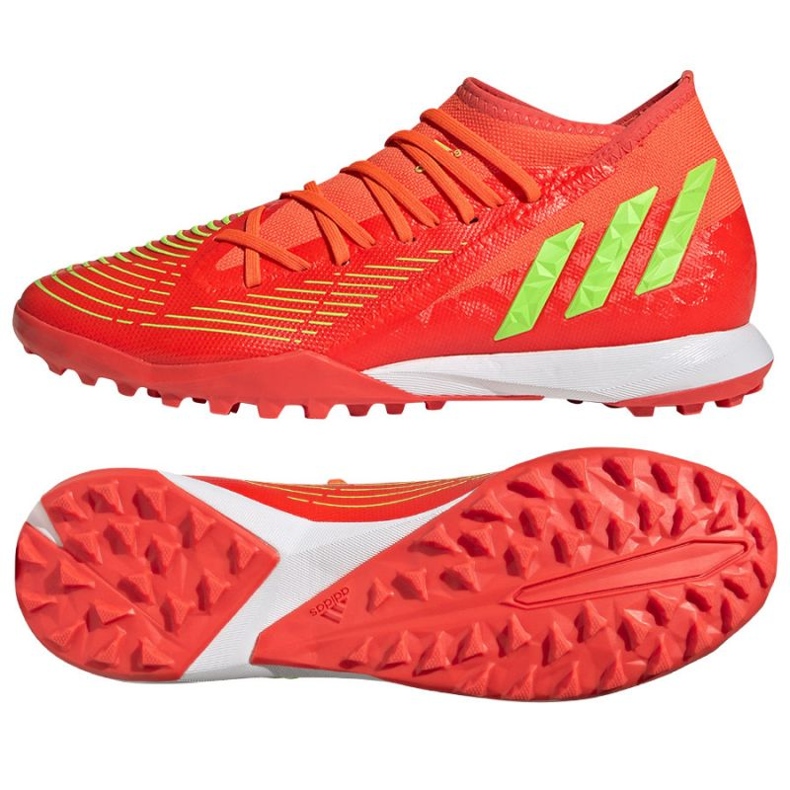 Adidas Predator Edge.3 Tf GV8536 shoes oranges and reds