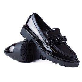 SHELOVET Fashionable loafers black