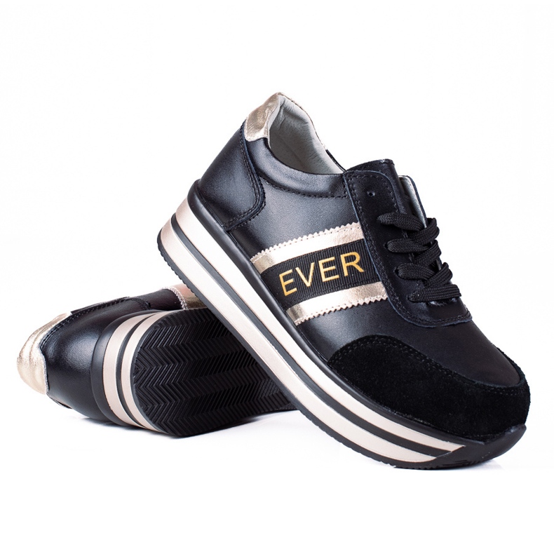 SHELOVET Women's sneakers black SHELOVET Women's sneakers black