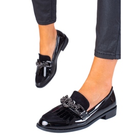 SHELOVET Stylish loafers black