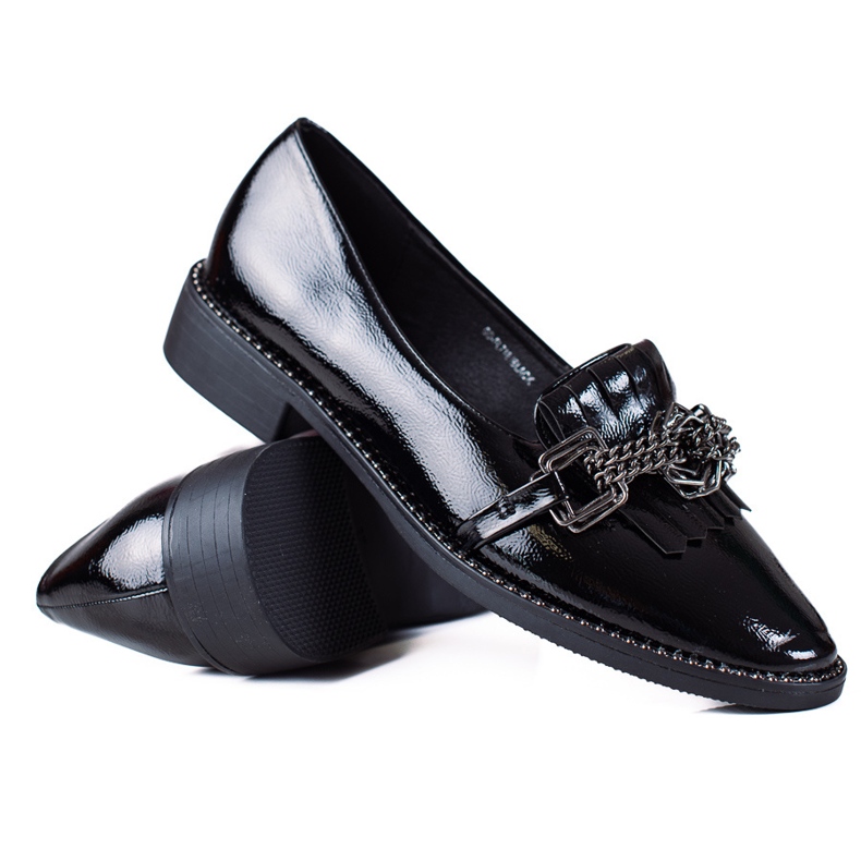 SHELOVET Elegant loafers black